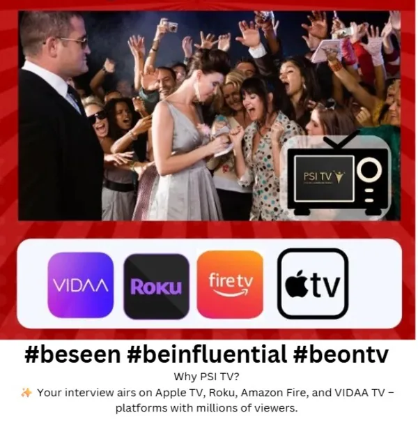 PSI TV - Featured on Apple TV, Roku, Amazon Fire, and VIDAA TV